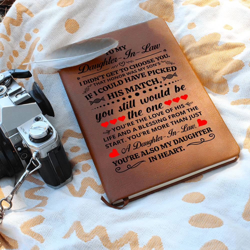 To My Daughter-in-Law Honor – Leather Journal — product image 4