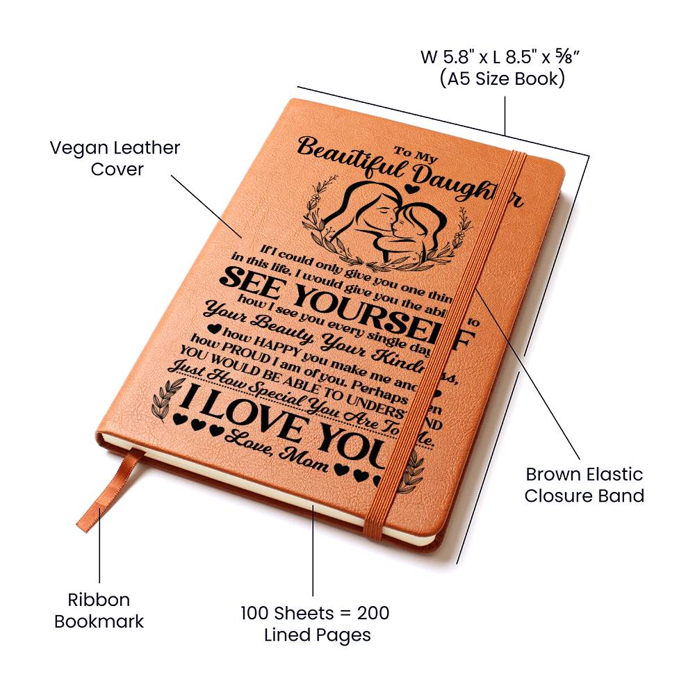 To My Beautiful Daughter – Leather Journal — product image 6