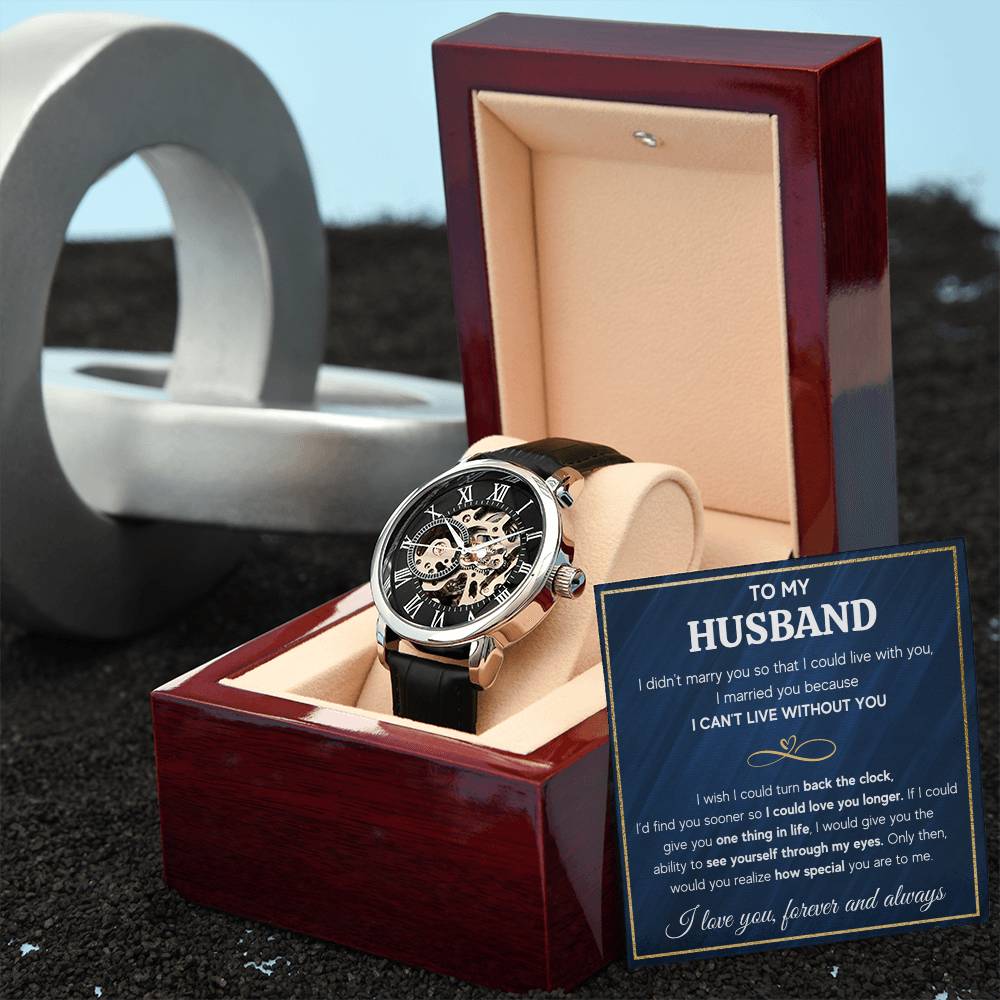 To My Husband Eyes – Openwork Watch — product image 2