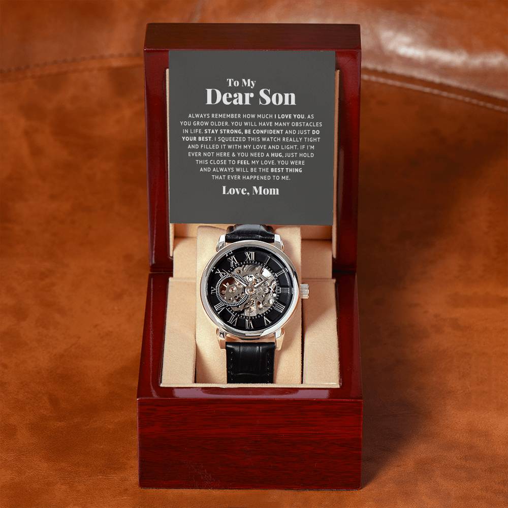 To My Dear Son Always Remember I Love You – Openwork Watch — product image 9
