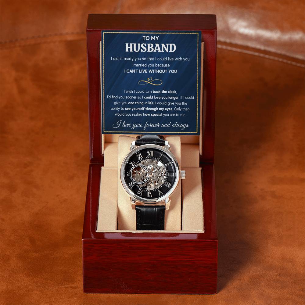 To My Husband Eyes – Openwork Watch — product image 3