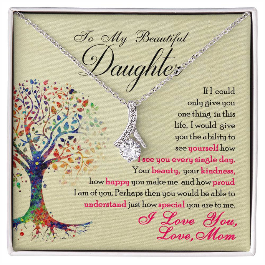 To My Beautiful Daughter - Alluring Beauty Necklace — product image