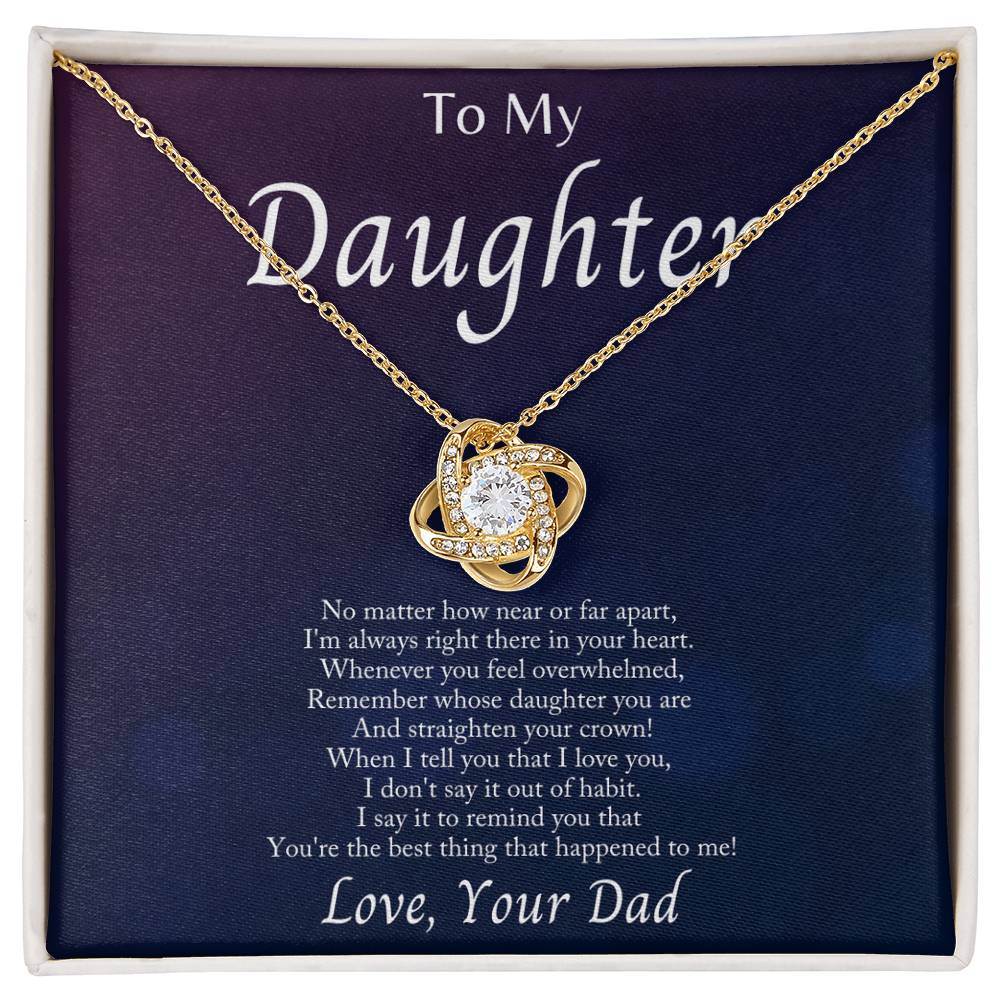 Im Always With You - Love Knot Necklacec — product image 3