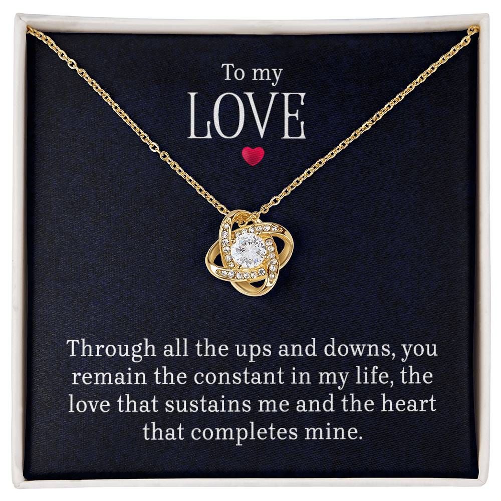 To My Love - Lov eKnot Necklace — product image 3