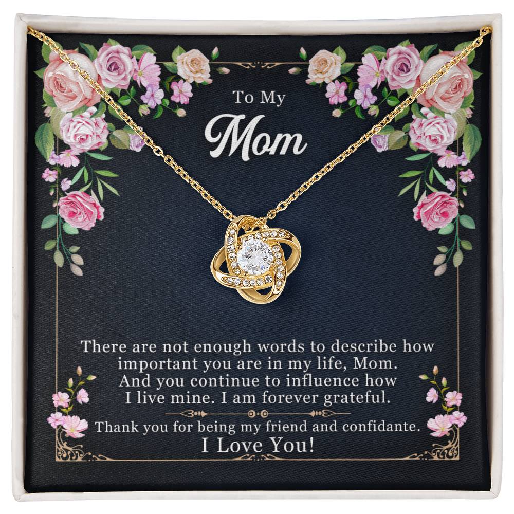 Forever Grateful - Love Knot Necklace — product image 3