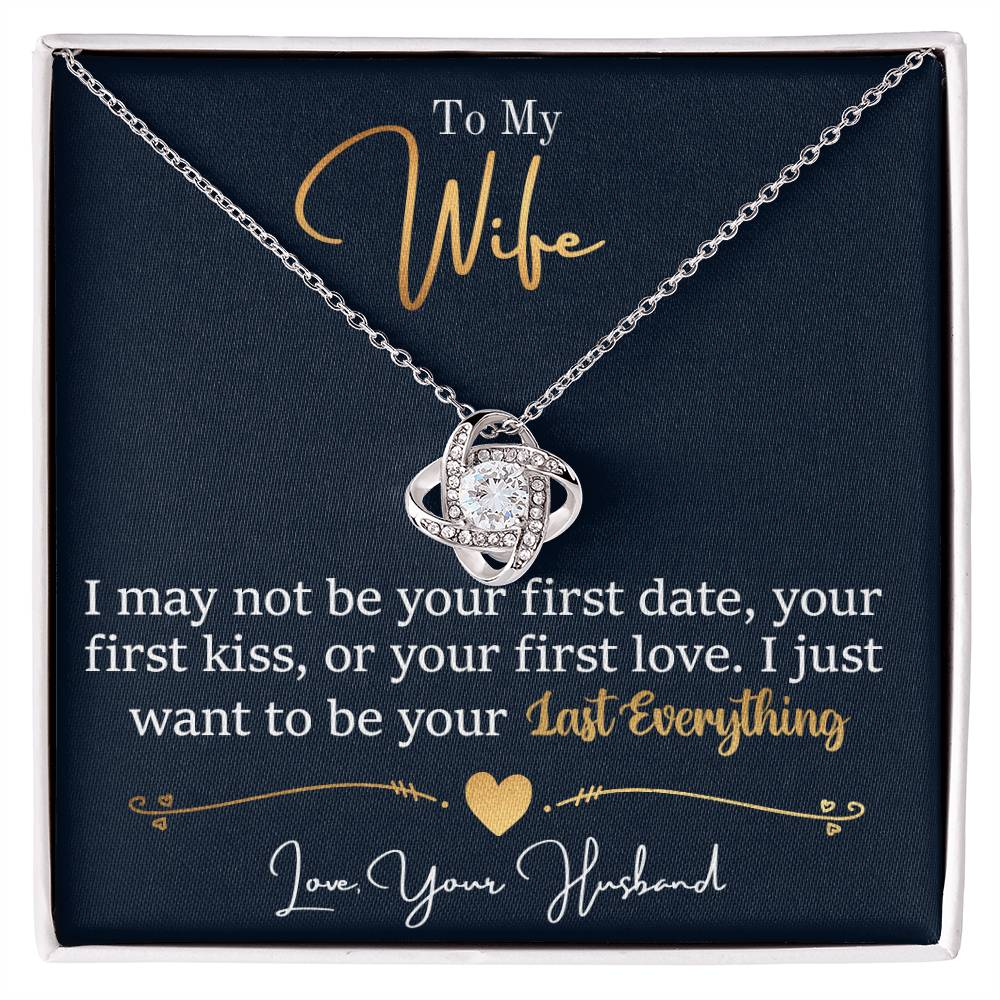 To My Last Everything - Love Knot Necklace — product image