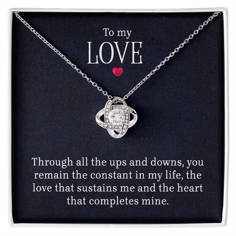To My Love - Lov eKnot Necklace — product image