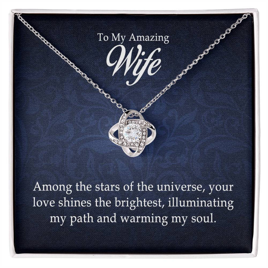 To My Amazing Wife - Love Knot Necklace — product image