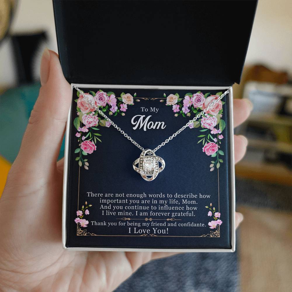 Forever Grateful - Love Knot Necklace — product image 2