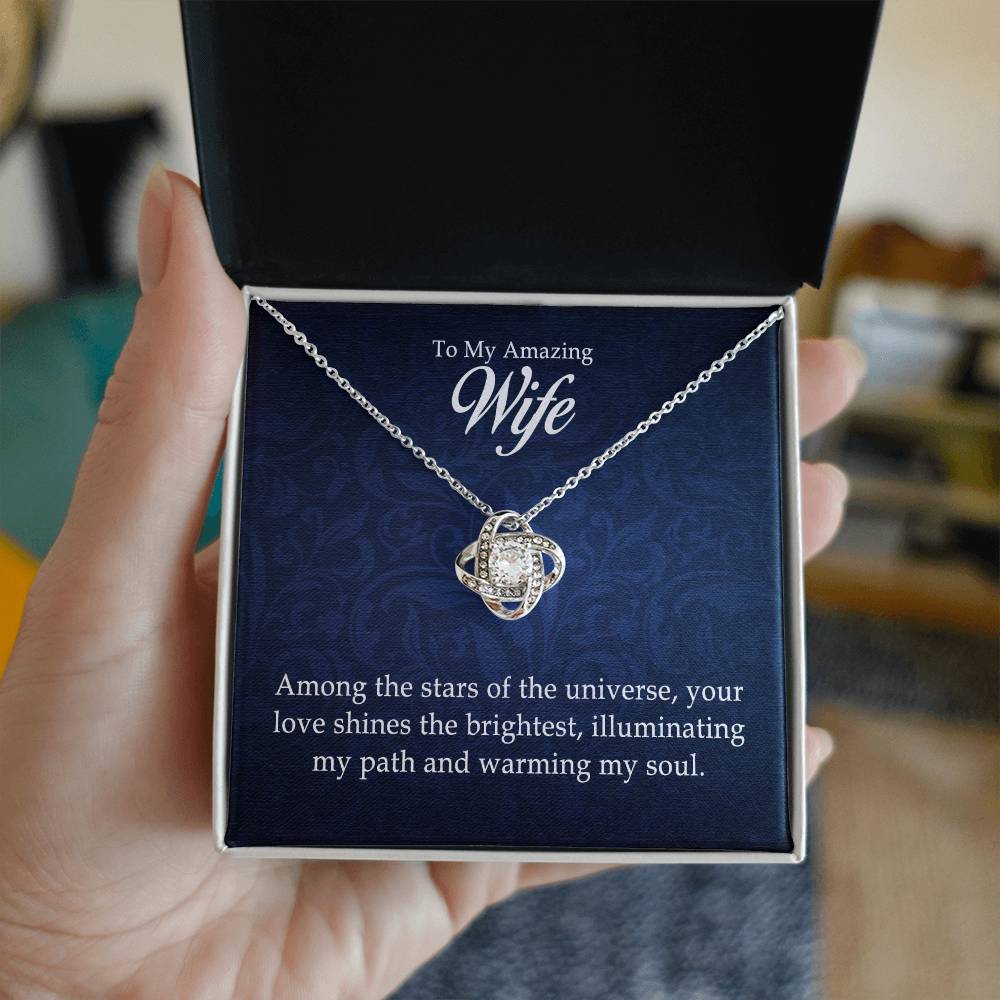 To My Amazing Wife - Love Knot Necklace — product image 2