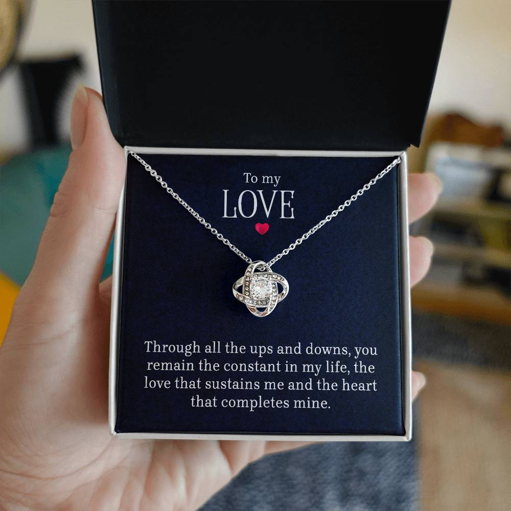 To My Love - Lov eKnot Necklace — product image 2