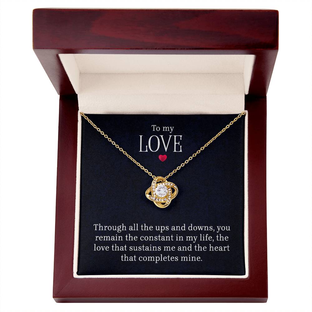 To My Love - Lov eKnot Necklace — product image 5