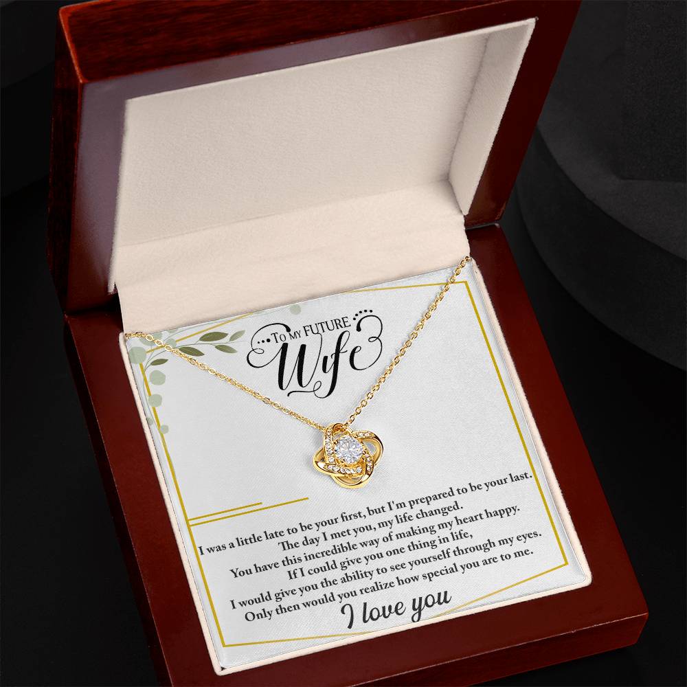 Future Wife - Love Knot Necklace — product image 4