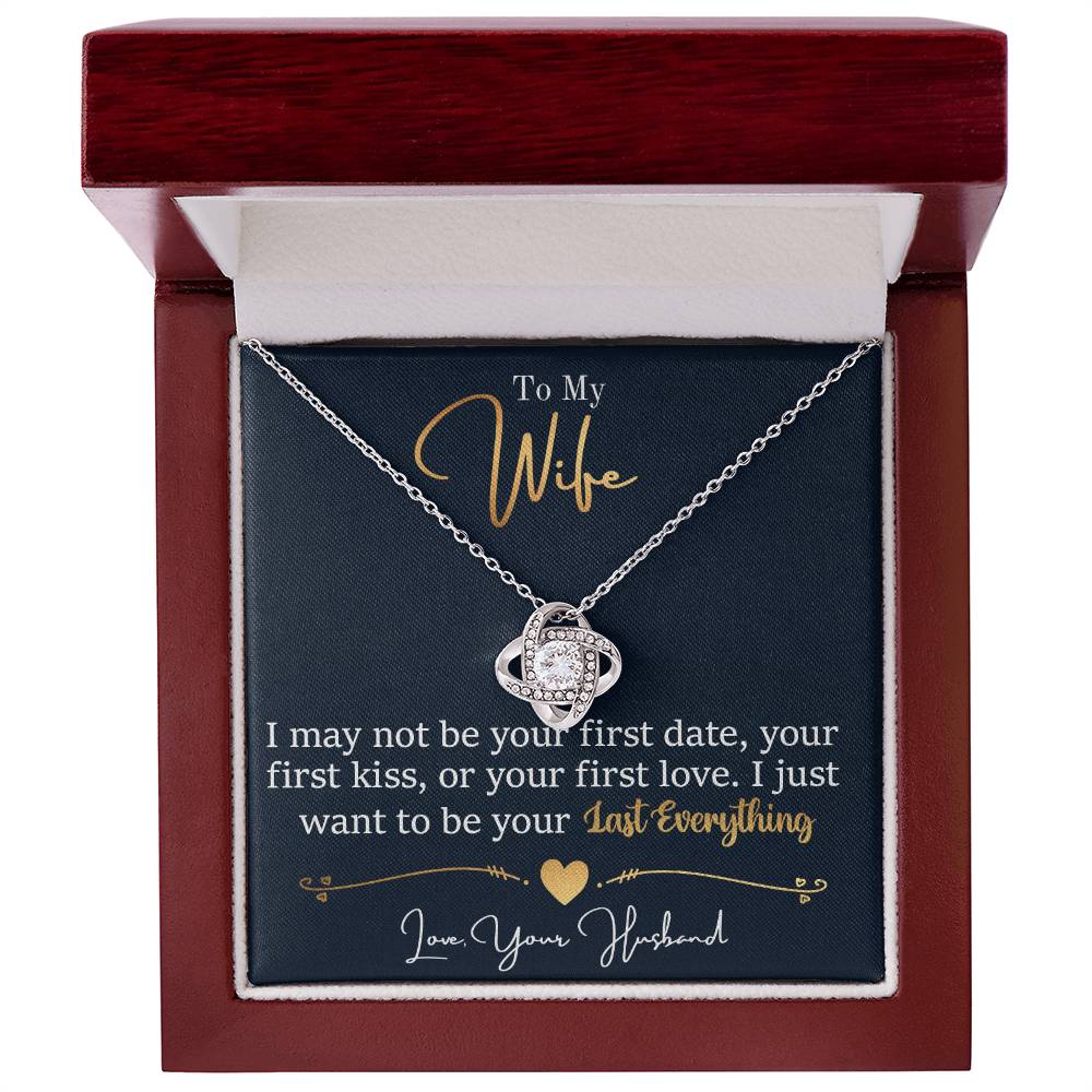 To My Last Everything - Love Knot Necklace — product image 4
