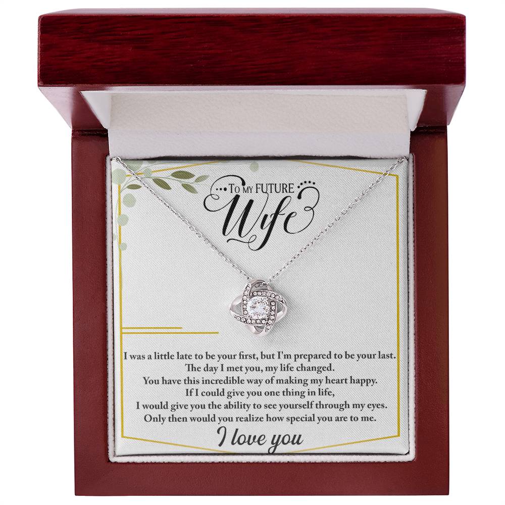 Future Wife - Love Knot Necklace — product image 3