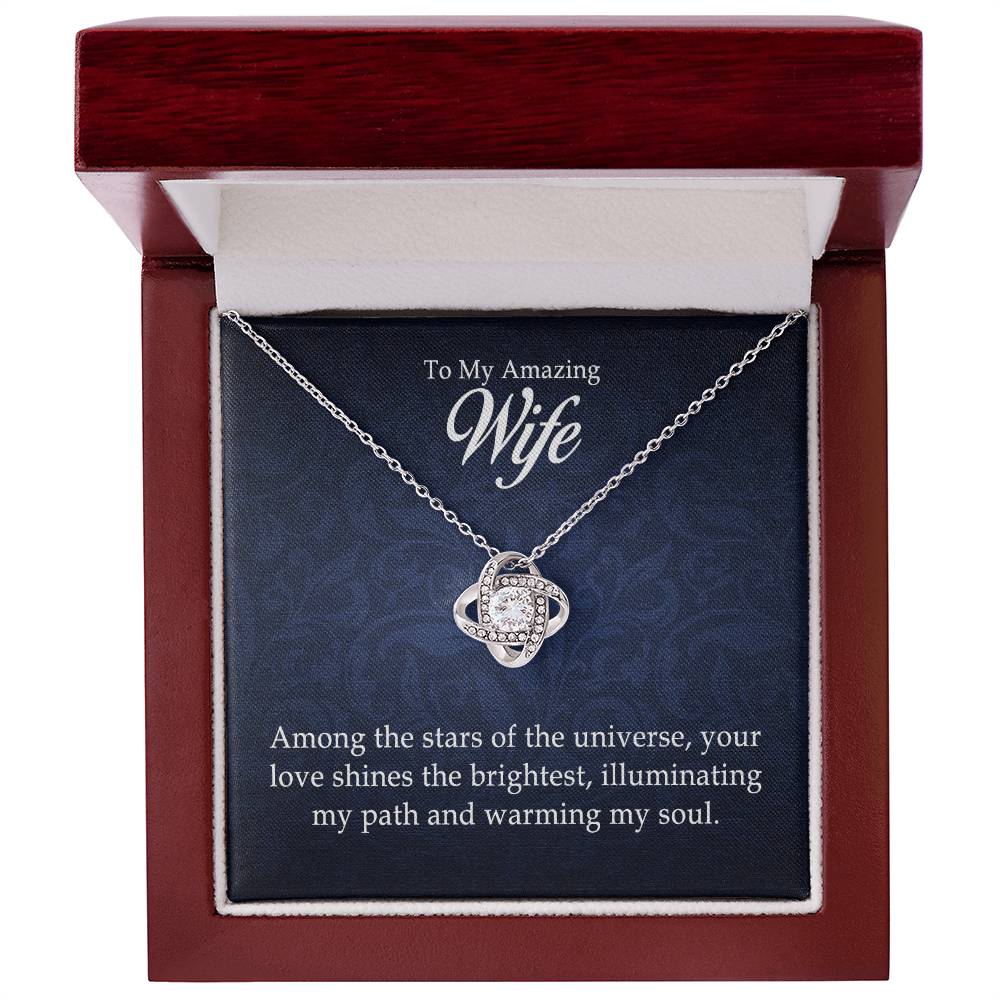 To My Amazing Wife - Love Knot Necklace — product image 3