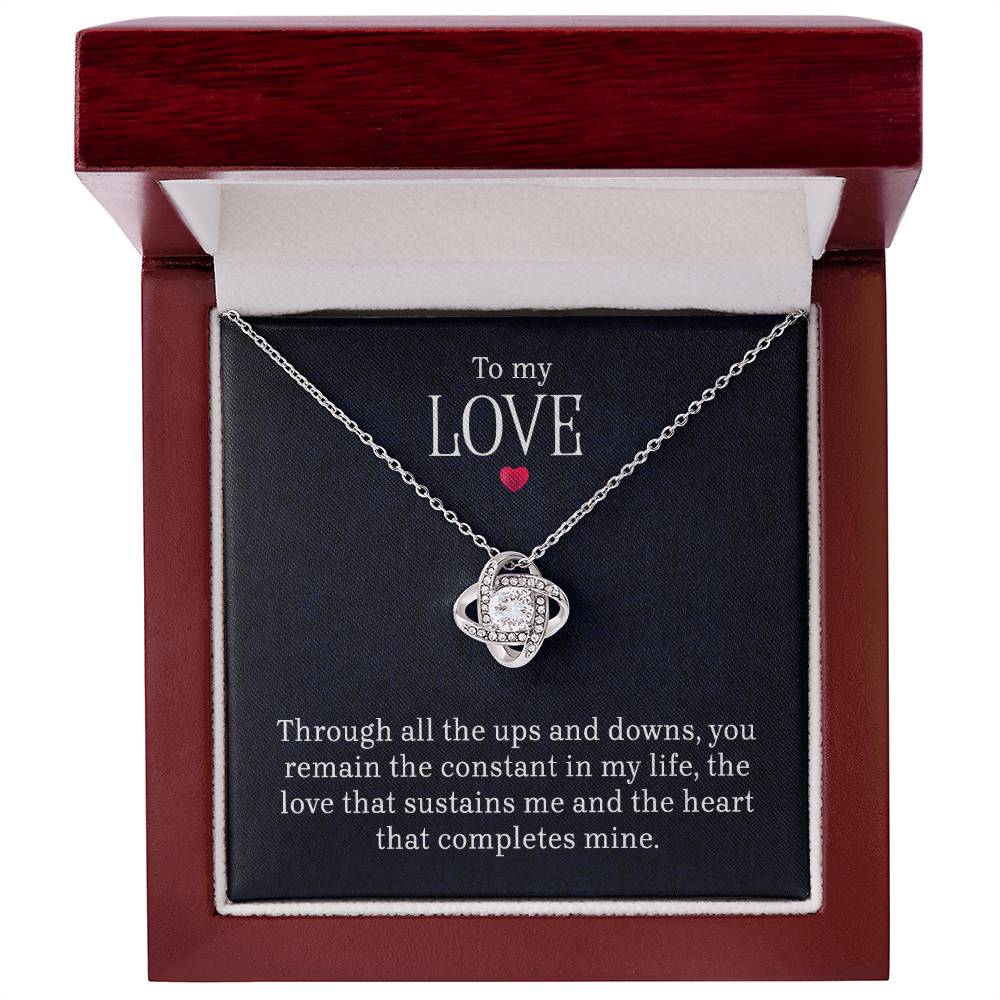 To My Love - Lov eKnot Necklace — product image 4