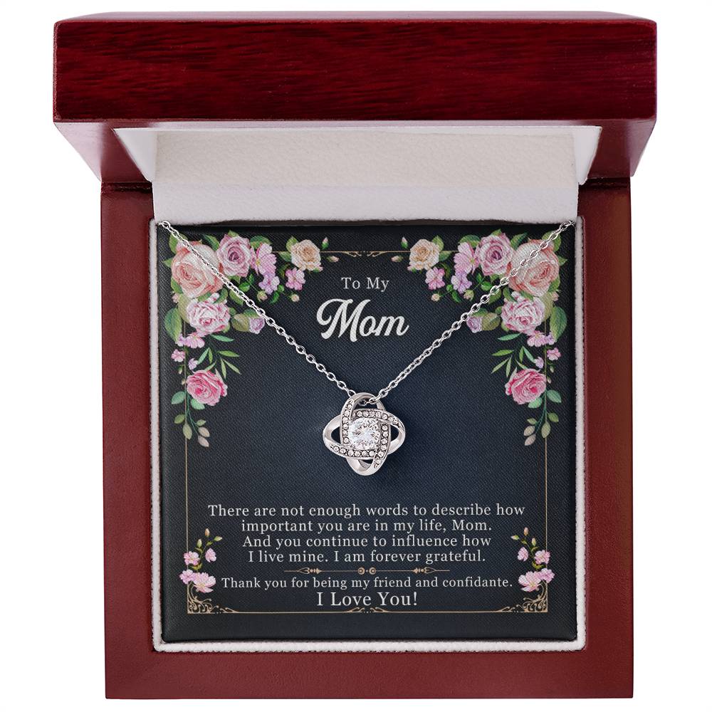 Forever Grateful - Love Knot Necklace — product image 4