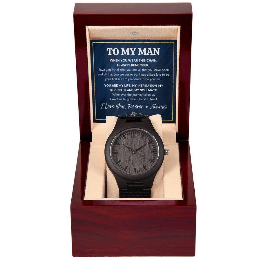 To My Man Inspiration – Wooden Watch — product image