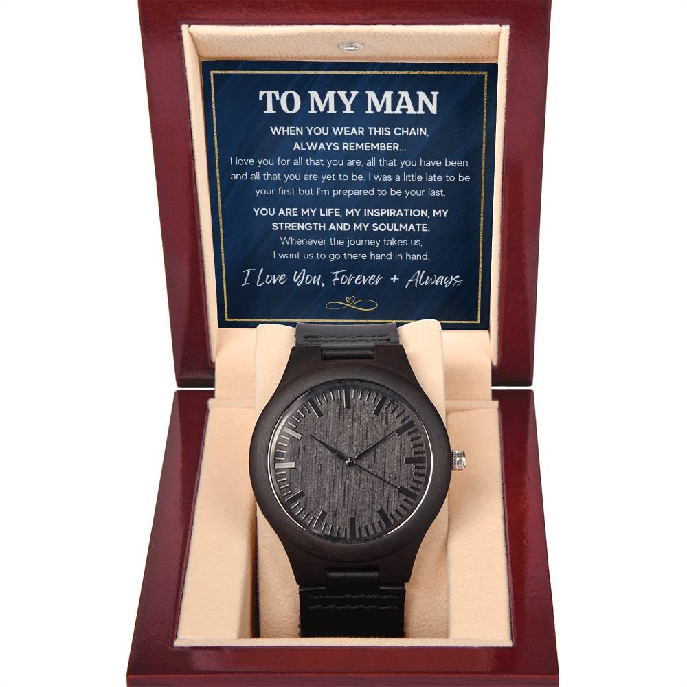 To My Man Inspiration – Wooden Watch — product image 2