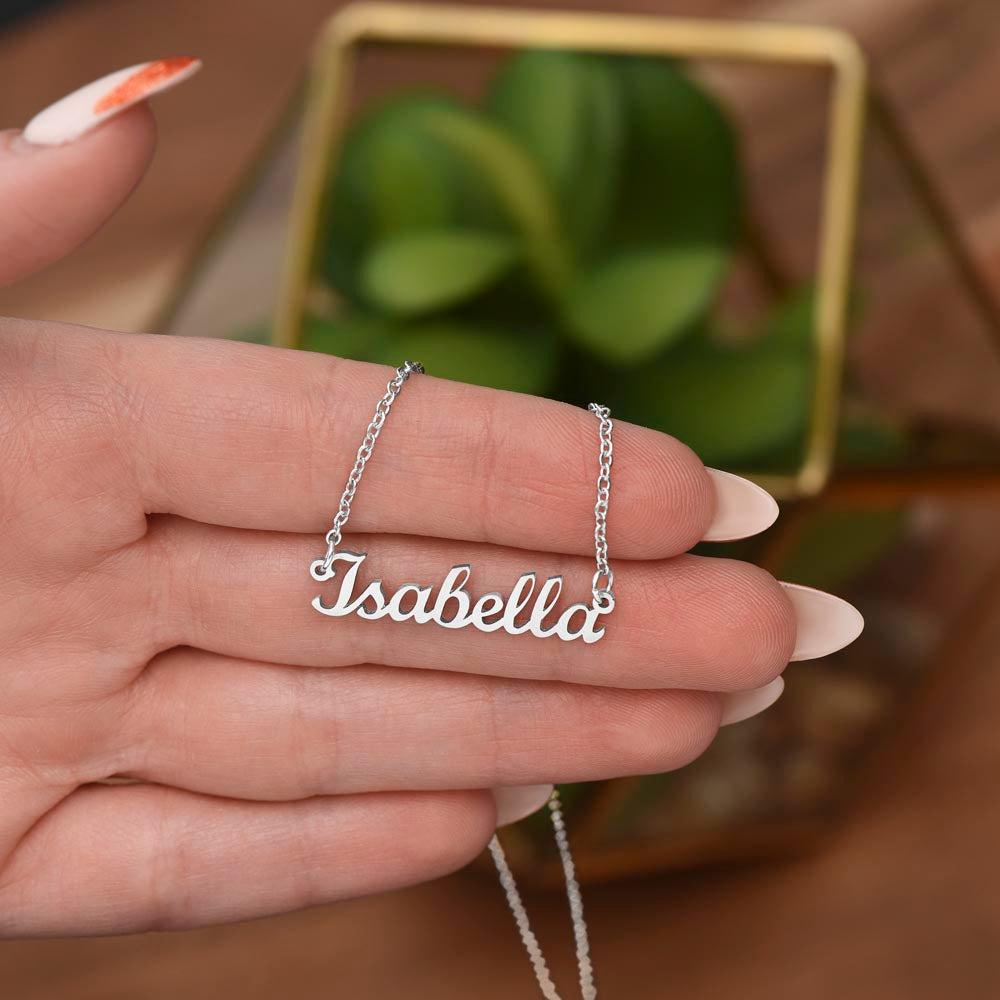 Classic Style Name Necklace — product image 9