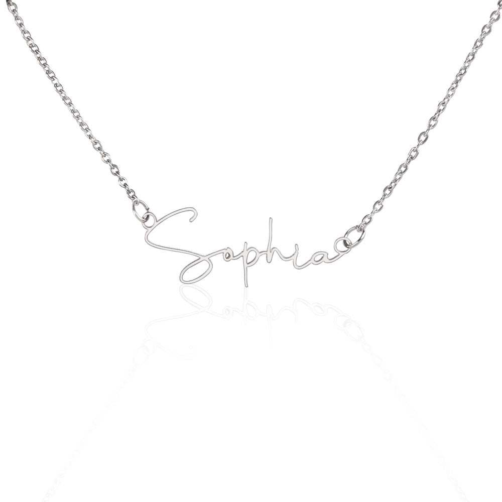 Signature Style Name Necklace — product image