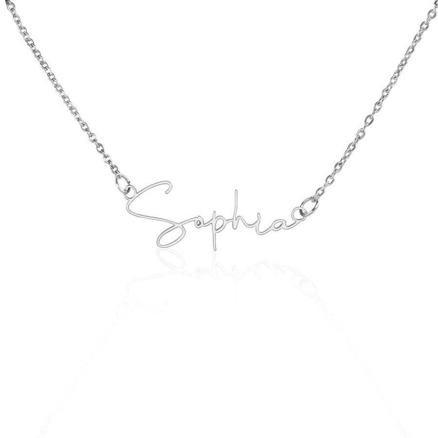 Signature Style Name Necklace — product image