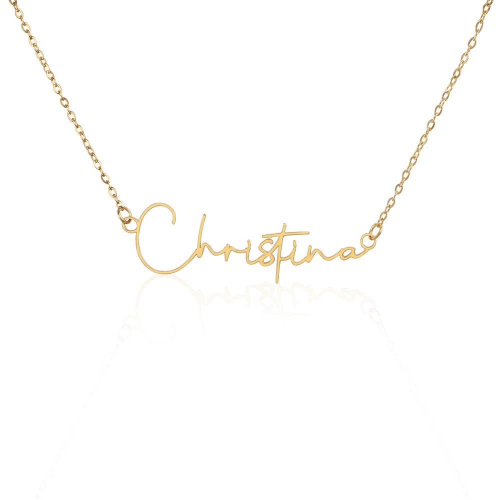 Signature Style Name Necklace — product image 3
