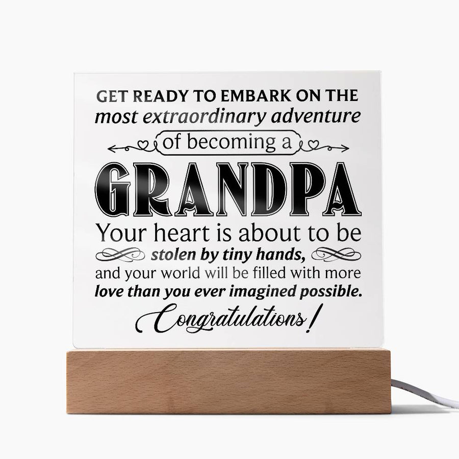 Grandpa – Acrylic Square — product image