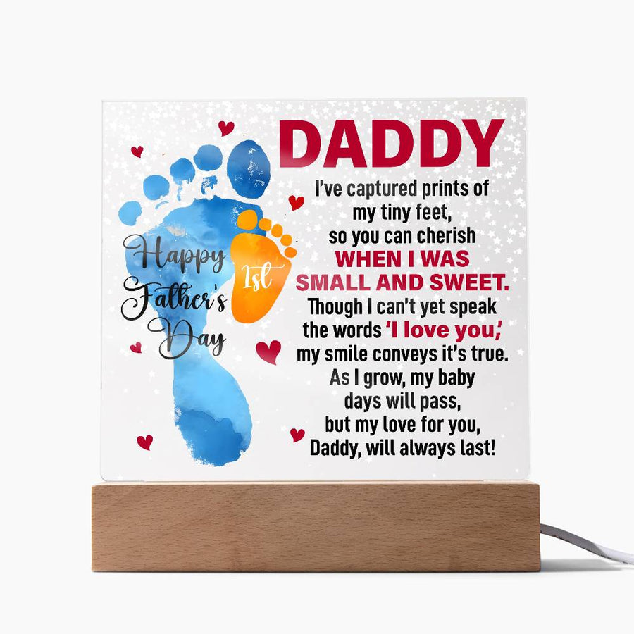 When I Was Small and Sweet - Acrylic Square — product image