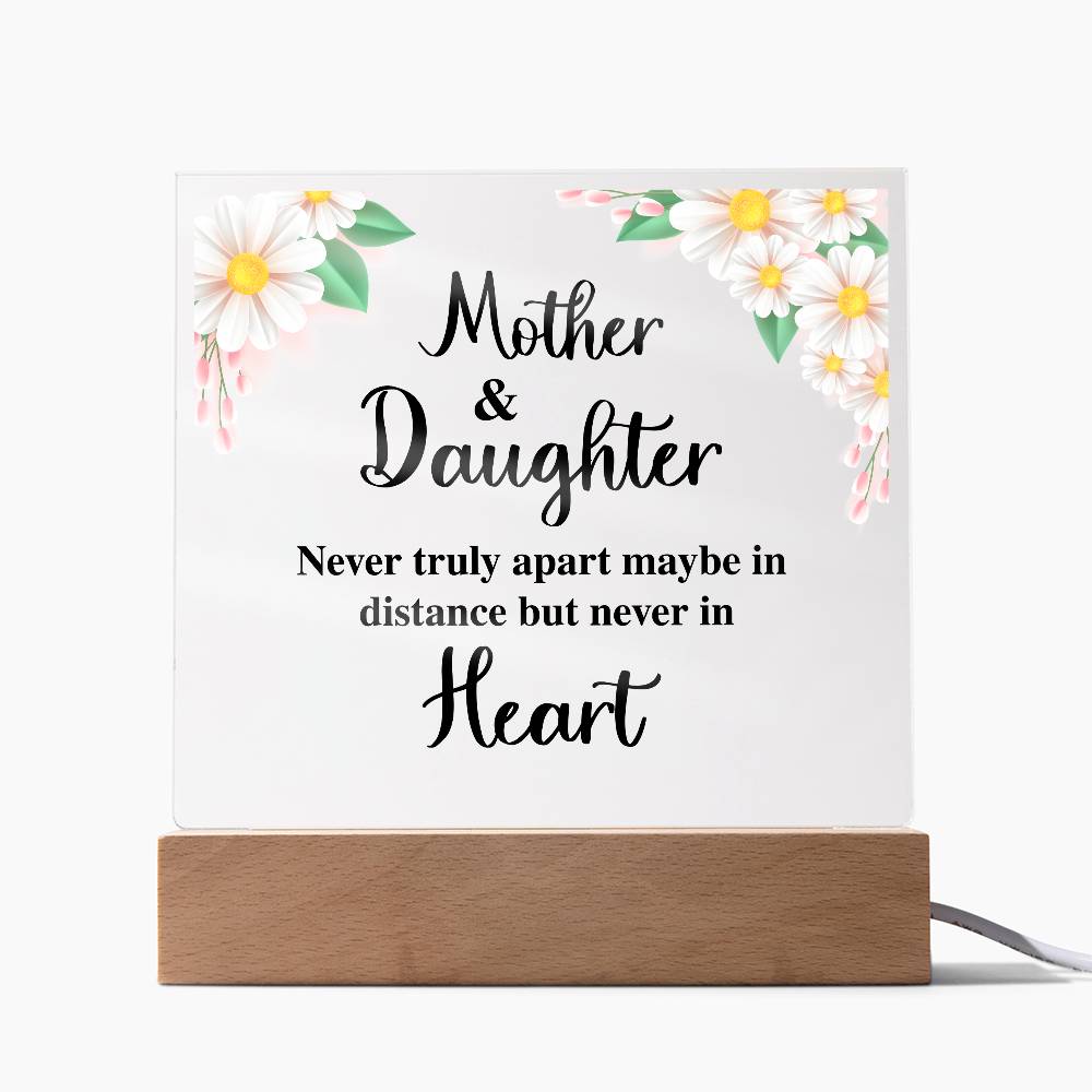 To My Daughter Distance – Acrylic Square — product image