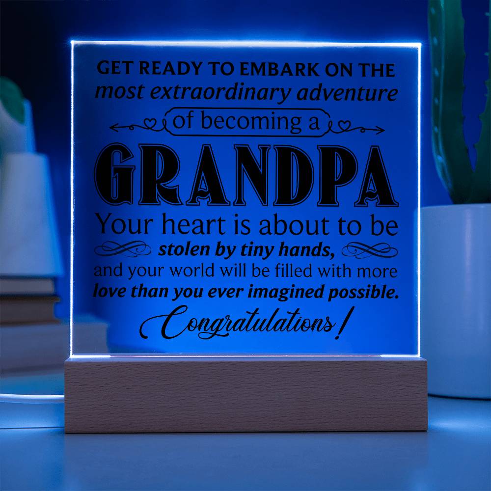 Grandpa – Acrylic Square — product image 5
