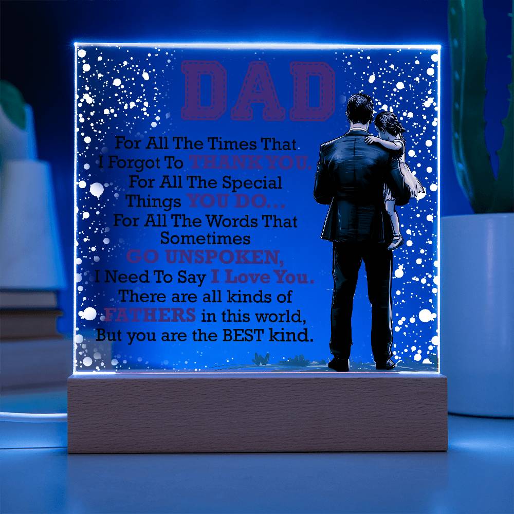 Thank You Dad - Acrylic Square — product image 5