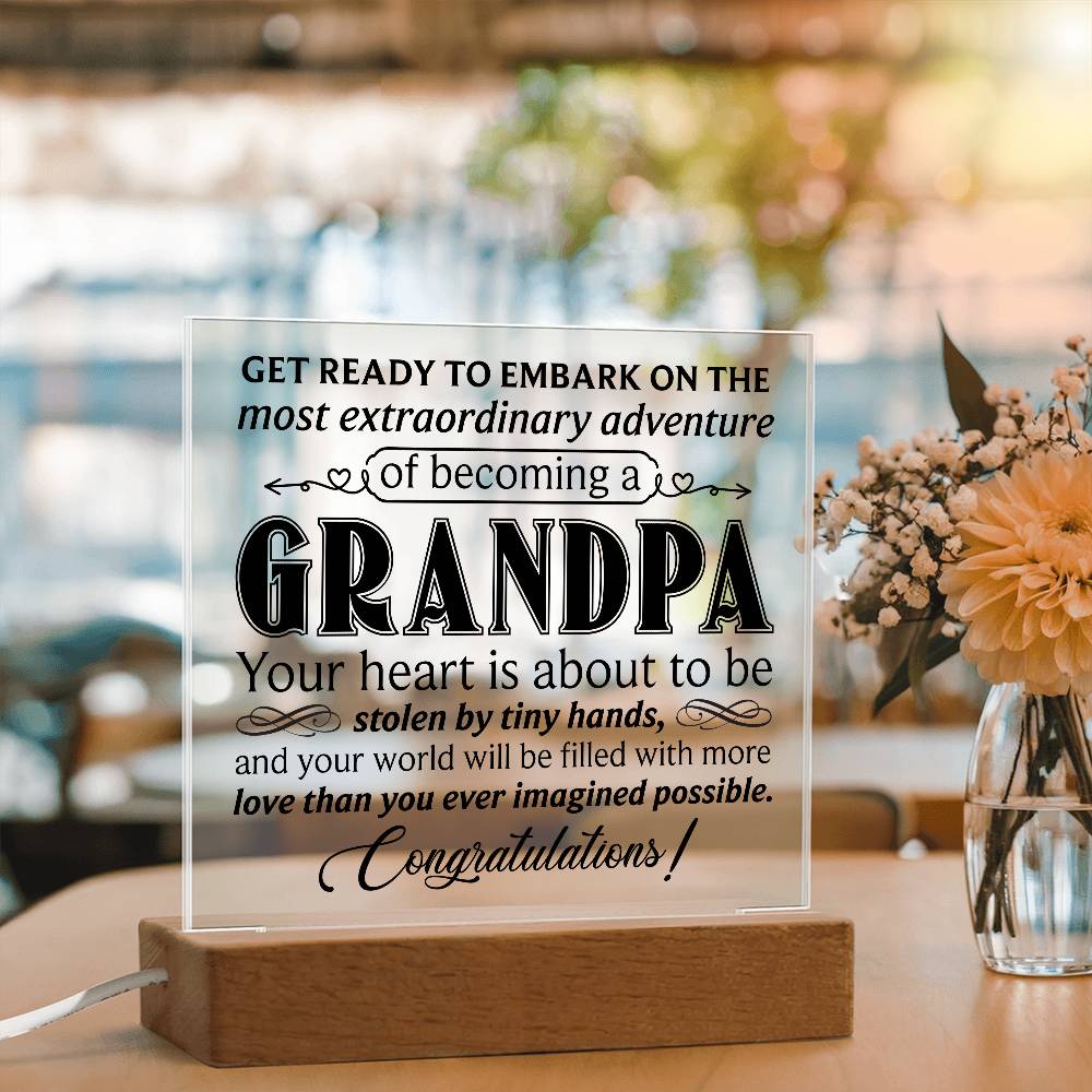 Grandpa – Acrylic Square — product image 2