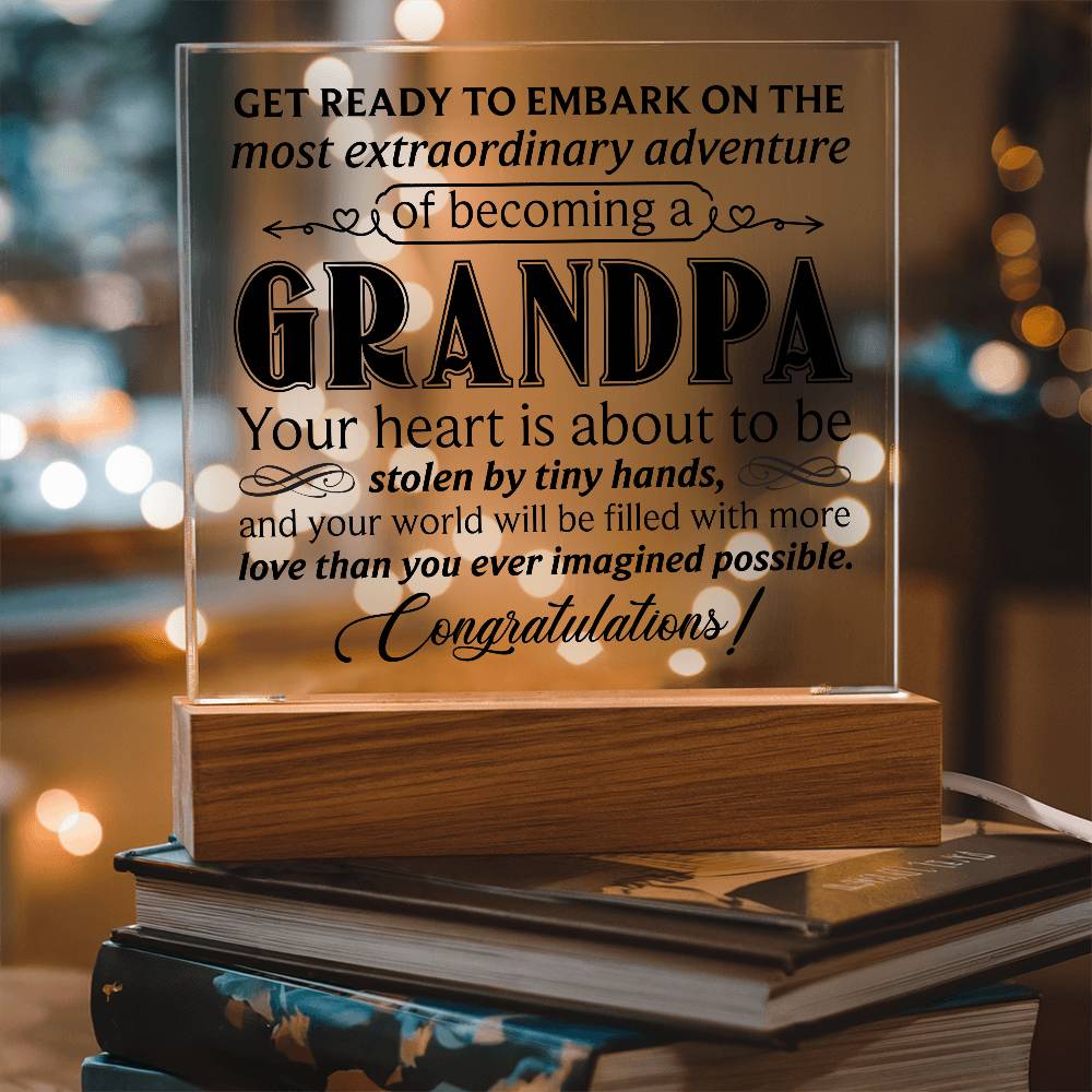 Grandpa – Acrylic Square — product image 3