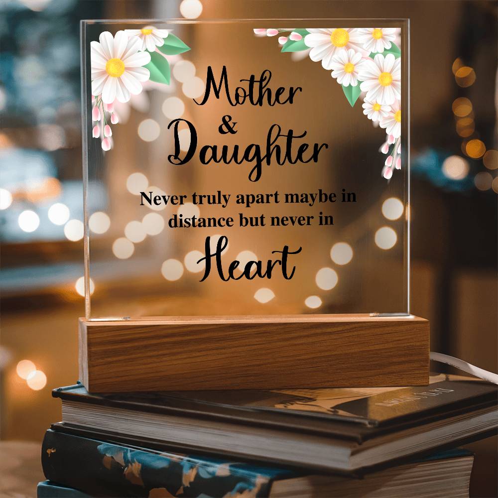 To My Daughter Distance – Acrylic Square — product image 3