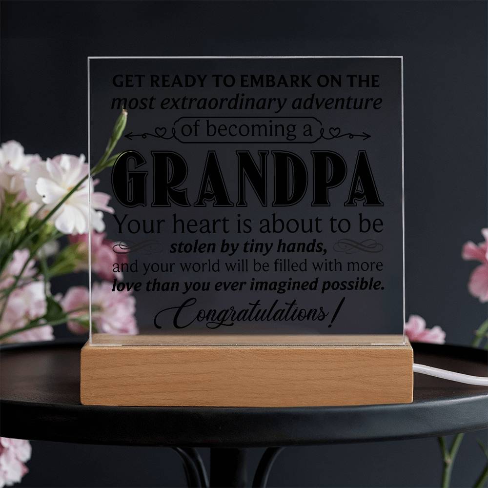 Grandpa – Acrylic Square — product image 4