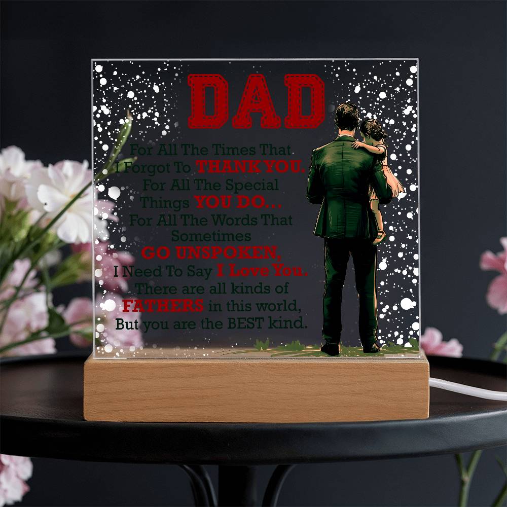 Thank You Dad - Acrylic Square — product image 4