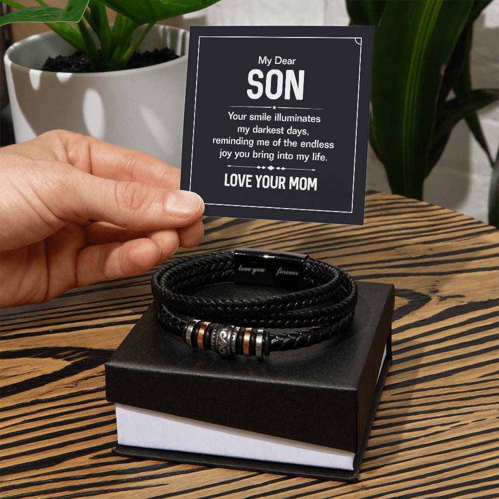Your Smile - Mens Leather Bracelet — product image 2