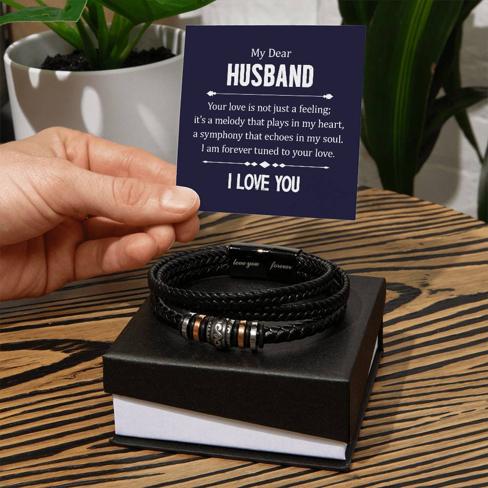 Your Love is not Just a Feeling - Means Leather Bracelet — product image 2