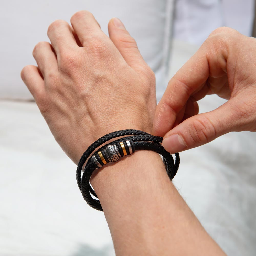 Being Special - Mens Leather Bracelet — product image 3