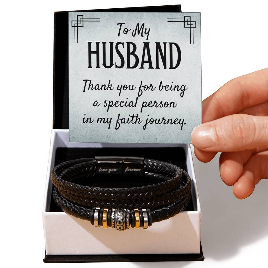 Being Special - Mens Leather Bracelet — product image