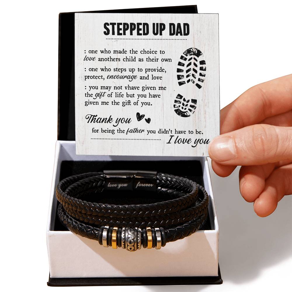 To My Stepdad Gift of Life – Bracelet — product image