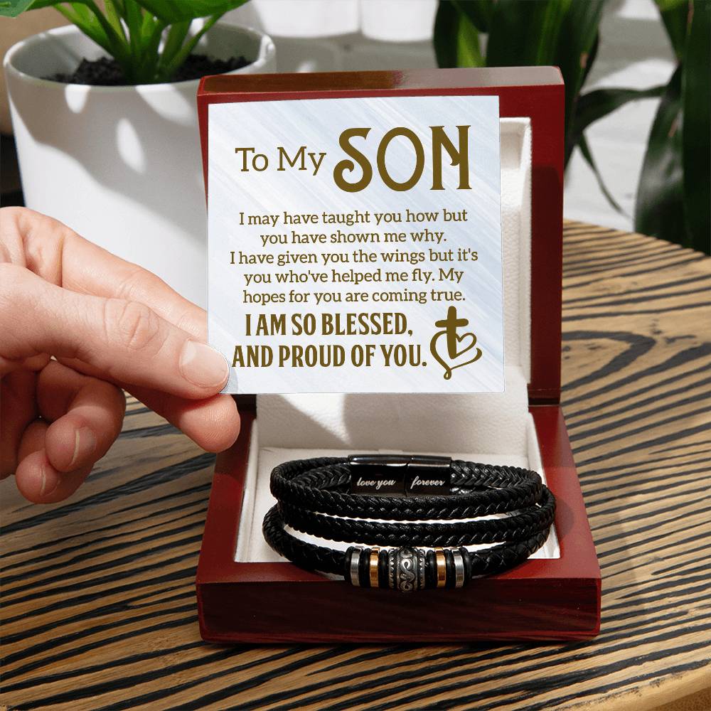 To My Son - Mens Leather Bracelet — product image 7