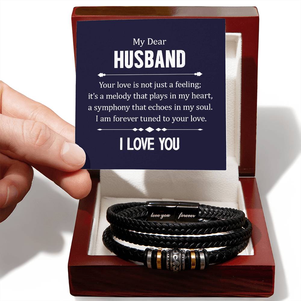 Your Love is not Just a Feeling - Means Leather Bracelet — product image 6