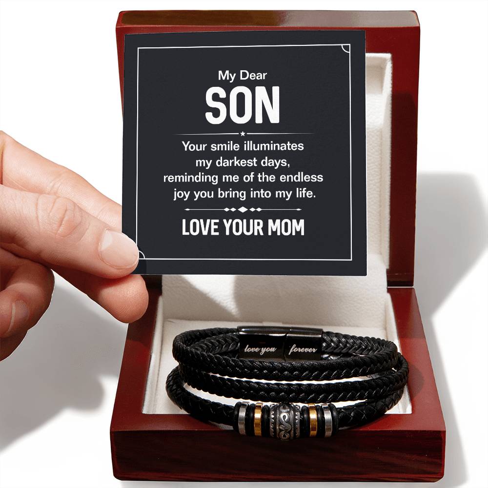 Your Smile - Mens Leather Bracelet — product image 6
