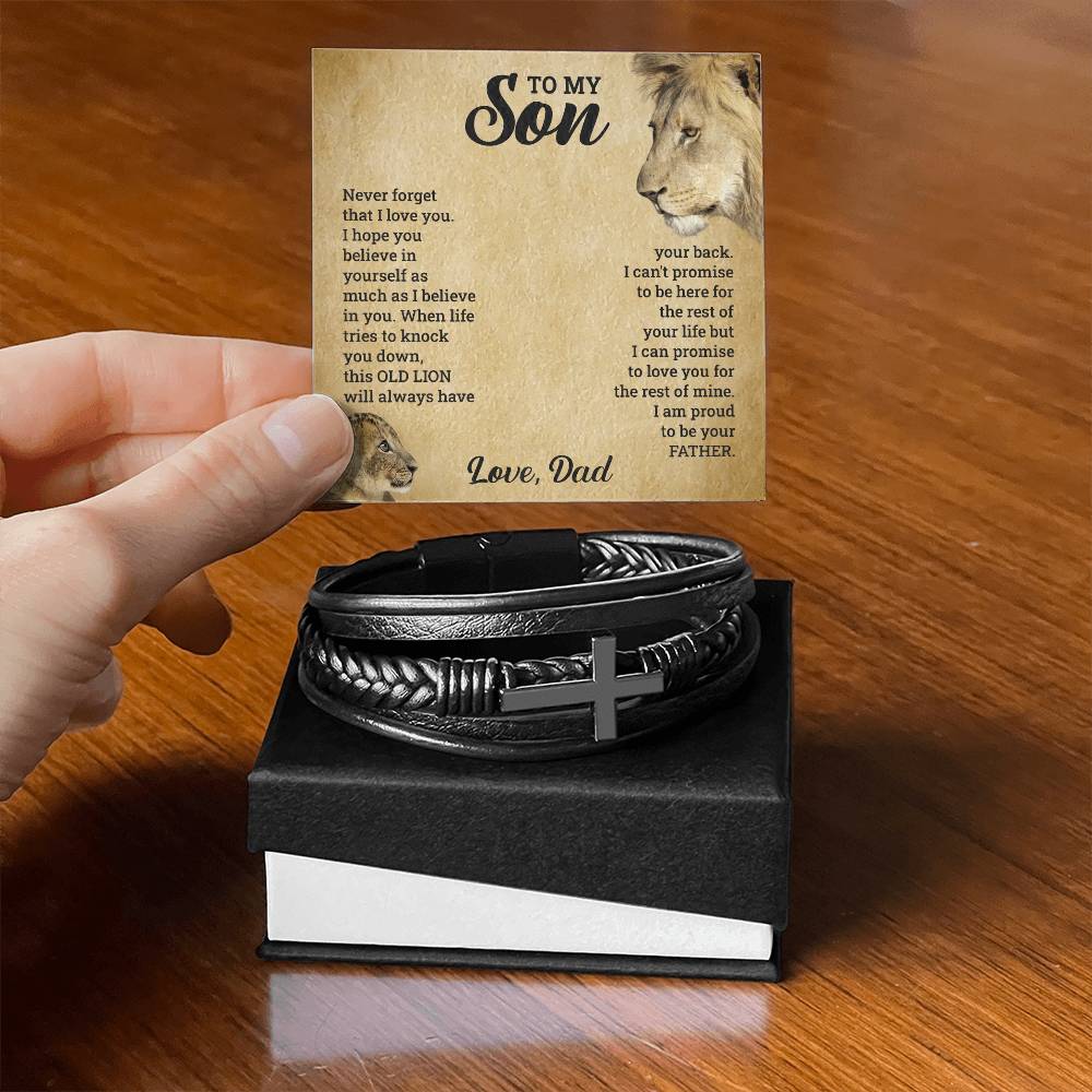 To My Son - Cross Bracelet — product image 2