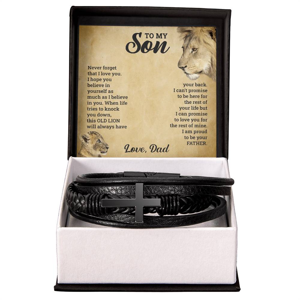 To My Son - Cross Bracelet — product image