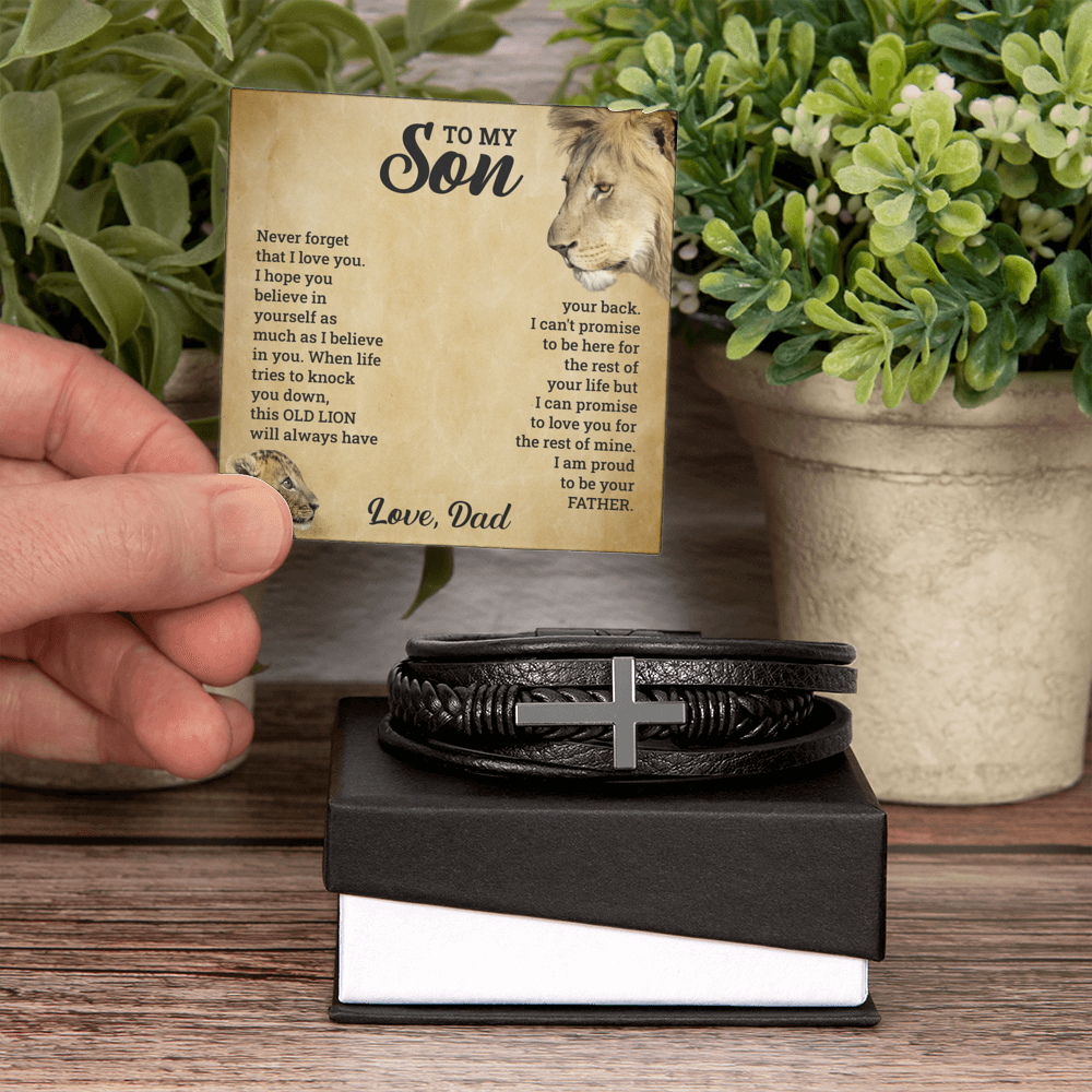 To My Son - Cross Bracelet — product image 4