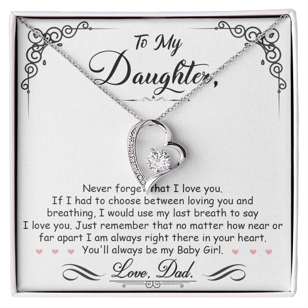 My Baby Girl - Forever Love Necklace — product image